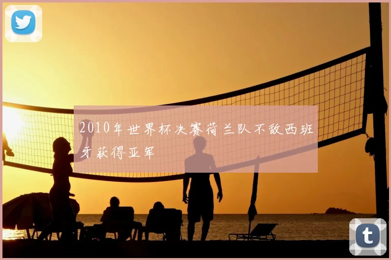 2010年世界杯决赛荷兰队不敌西班牙获得亚军